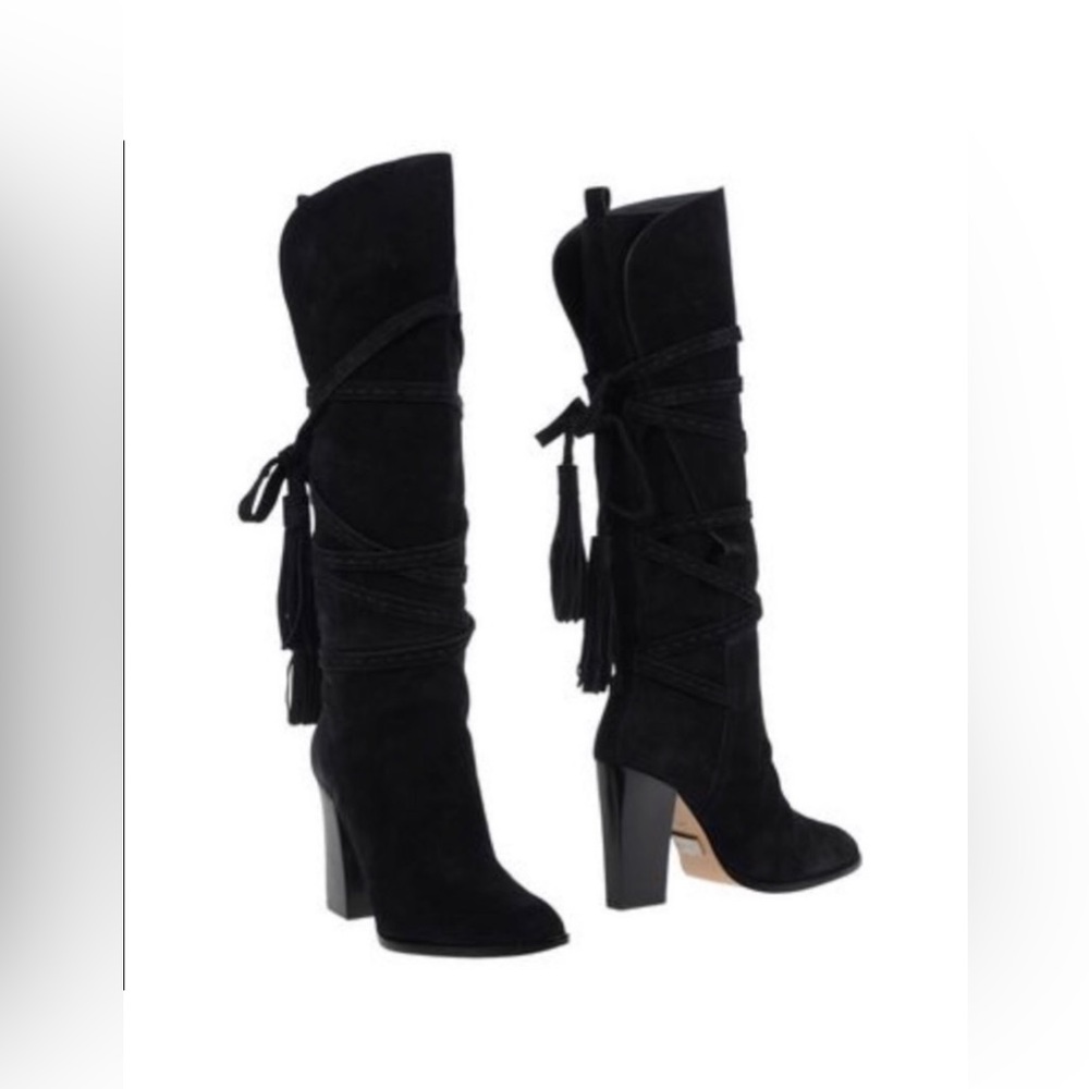 Michael Kors Black Jessa Boots Size 8.5